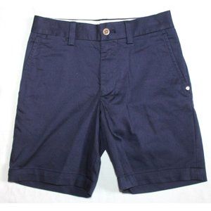 NEW Polo Ralph Lauren boy's size 6 navy blue chino golf shorts flat front 6"